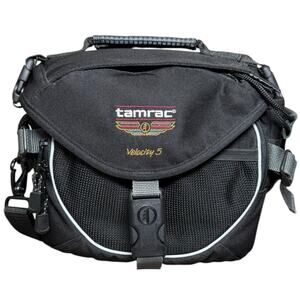 TAMRAC 5745 Velocity 5 Camera Bag Case Padded Shoulder Strap‎ Black DSLR